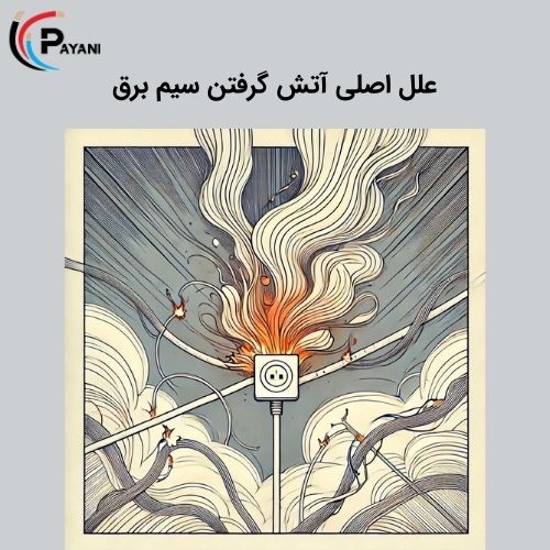 علل اصلی آتش گرفتن سیم برق