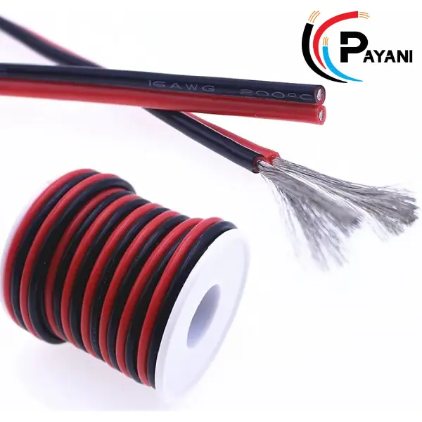 سیم سوپر فاین سیلیکونی سایز 1/5 (AWG16)